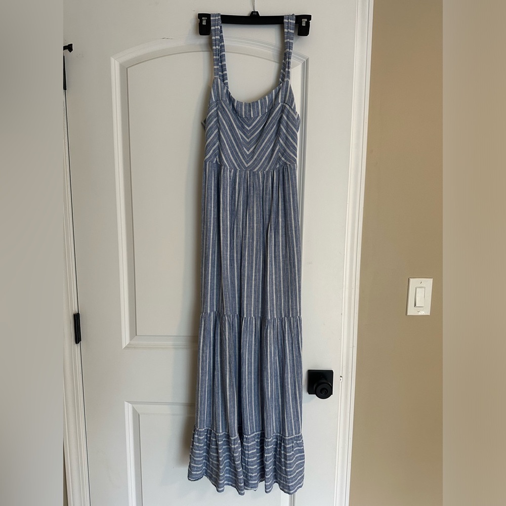 Z Supply Ayla Midi Dress in Marine Blue - Picture 4 of 6